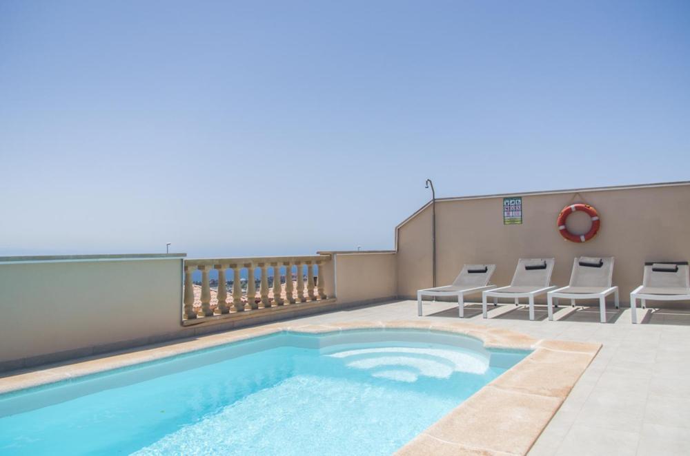 Luxurious Villa With Amazing Sea View And Pool Caleta De Fuste Exterior foto